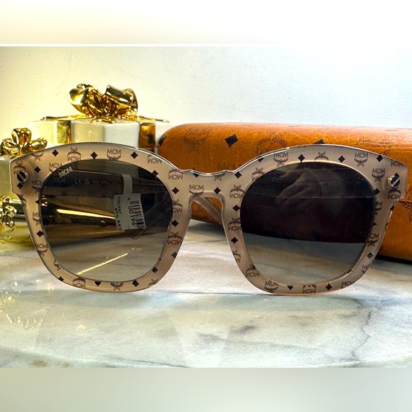 MCM Turtled Monogram Cateye Sunglasses NWT - 😎 Modern Creation München 🕶️ - Picture 8 of 12